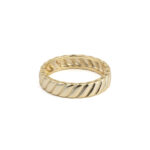 Braided Band Ring - 925 Sterling Silver and Gold Plated