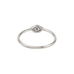 Ασημένιο Δαχτυλίδι Βεράκι με Ματάκι - Image 3