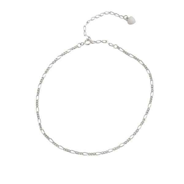 Chain Anklet Bracelet - Sterling Silver