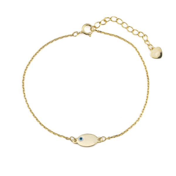 Tiny Eye Chain Bracelet