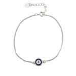 Blue Evil Eye Chain Bracelet