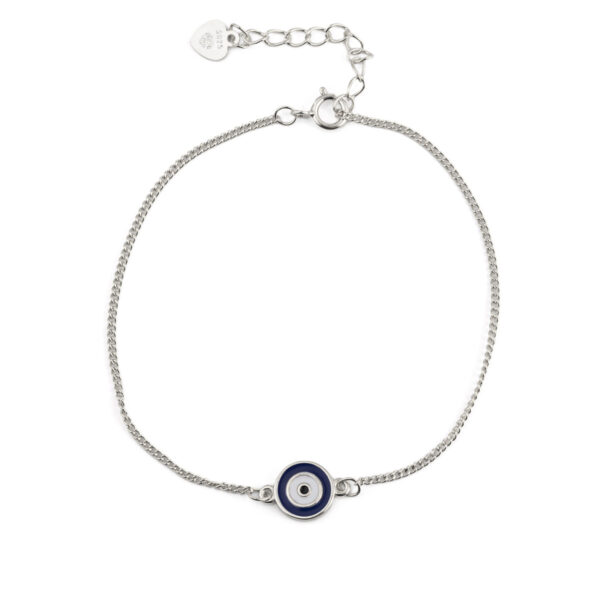Blue Evil Eye Chain Bracelet