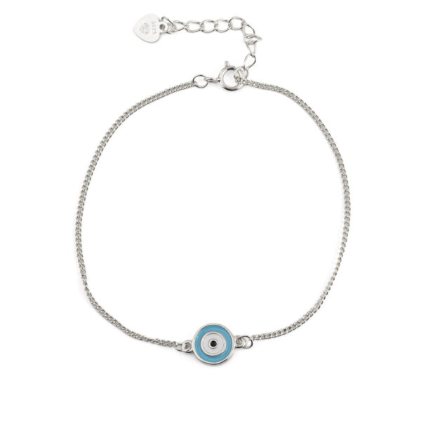 Turquoise Evil Eye Chain Bracelet