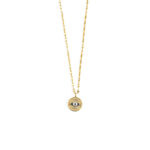 Round Blue Eye Necklace