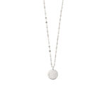 Round Blue Eye Necklace - 925 Sterling Silver - Image 3