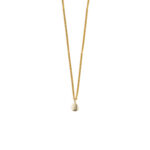 Tear Drop Eye Necklace - 925 Sterling Silver and Gold Plated - Image 3