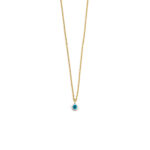 Κολιέ Μικρό Ματάκι - Ασήμι 925 Επιχρυσωμένο