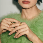 PDPAOLA Nomad Green Aventurine Stamp Ring - Image 2