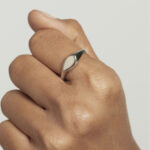 PDPAOLA Devi Stamp Silver Ring - Image 2