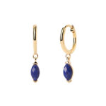 PDPAOLA Lapis Lazuli Nomad Hoops Earrings