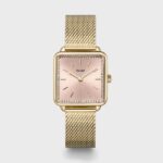 Cluse Léanemarts Giftbox La Tétragone Mesh Light Rose and Chain Bracelet Gold Colour - Image 3