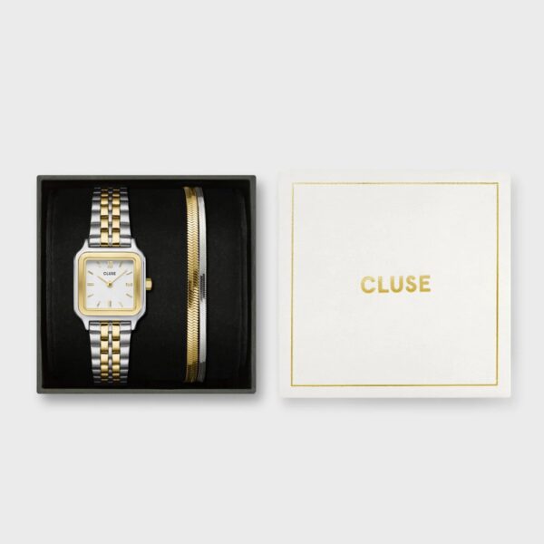 Cluse Giftbox Gracieuse Petite Bicolour & double snake bracelet
