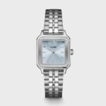 Cluse Gracieuse Petite Watch Steel Light Blue Silver Colour