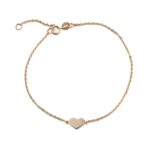 Heart Bracelet – 14K Gold