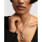 PD PAOLA Stacker Clasp Silver Chain Necklace