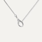 PD PAOLA Stacker Clasp Silver Chain Necklace
