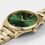 Cluse Féroce Petite Watch Steel Green Gold Colour - Image 3