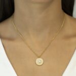 GREGIO Circles Necklace - Gold Plated Silver 925