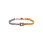 Knot Chain Bracelet - 925 Sterling Silver and Gold Plated