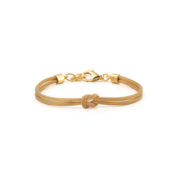Knot Chain Bracelet - Gold Plated