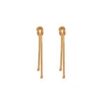 Knot Earrings Gold Plated