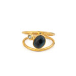 London Topaz Circle Ring