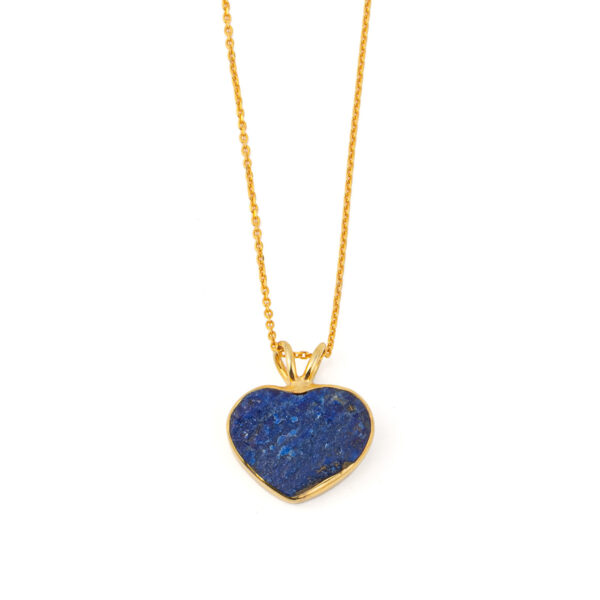 Lapis heart Necklace