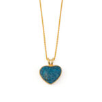 Apatite heart Necklace