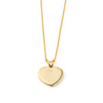 Lapis heart Necklace - 925 Sterling Silver and Gold Plated - Image 3