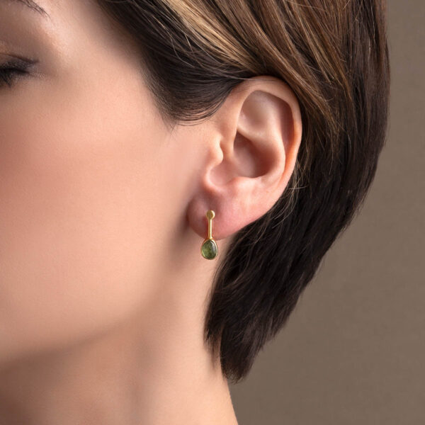 Peridot Drop Earrings