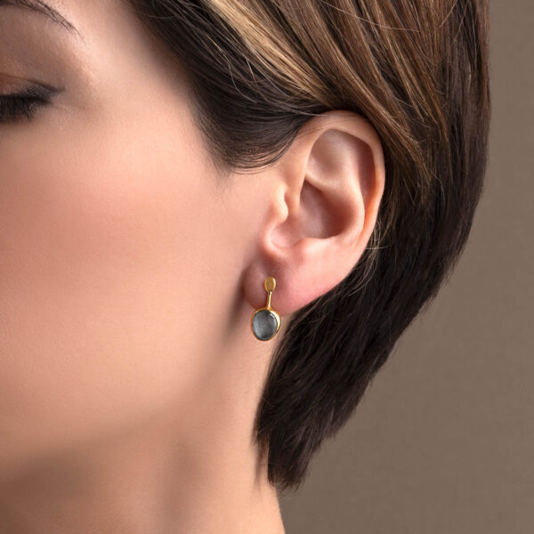 Blue Topaz Drop Earrings