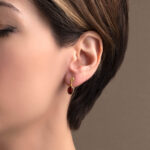 Garnet Drop Earrings