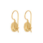 Blue Topaz Earrings - 925 Sterling Silver and Gold Plated - Image 3