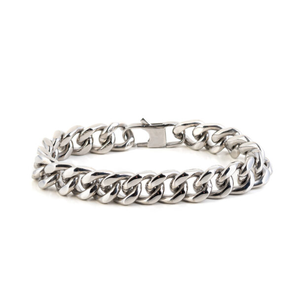 Stainless Steel Curb Chain Bracelet