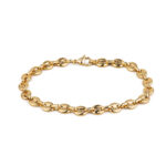 Stainless Steel Gold Chain Bracelet