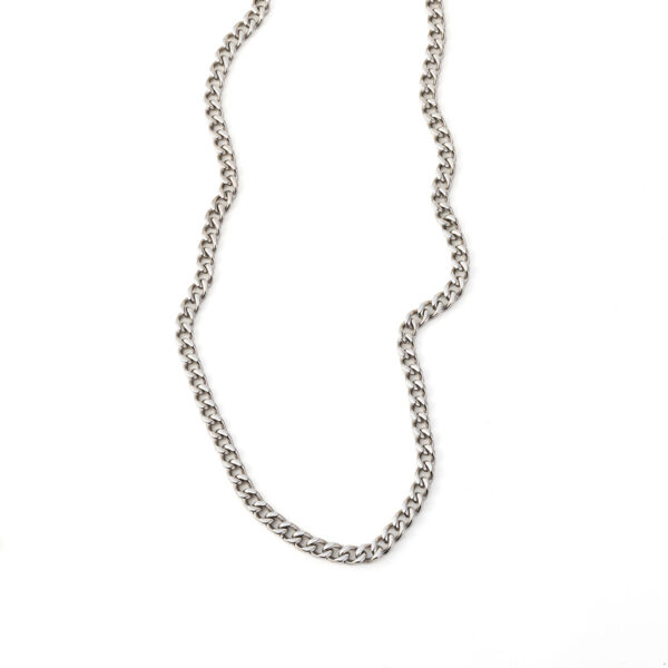 Stainless Steel Curb Chain Necklace