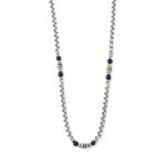 Stainless Steel Necklace with Beads