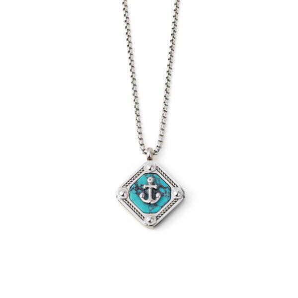 Stainless Steel Nautical Anchor Necklace