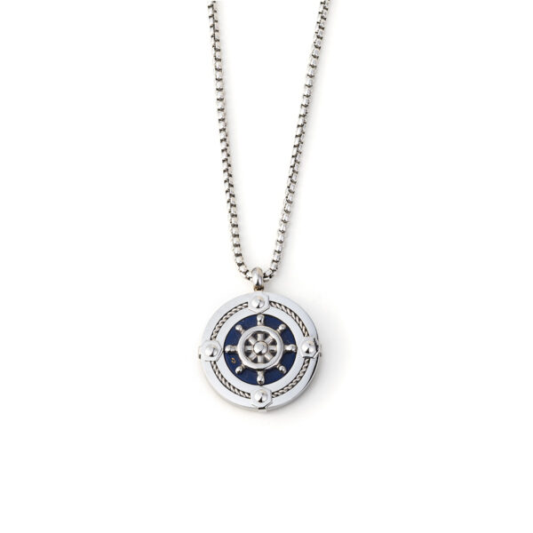 Stainless Steel Sailing Rudder Necklace