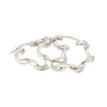 Sterling Silver Twisted Earrings