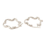 Sterling Silver Twisted Earrings