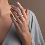 Freshwater Pearl Ring - 925 Sterling Silver and Gold Plated - Image 2