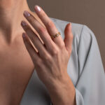 Tourmaline Ring - 925 Sterling Silver and Gold Plated - Image 2