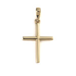 14K Gold Minimal Cross