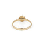 Blue Opal Round Ring – 14K Gold - Image 3