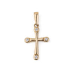 Cross Pendant with Zircon