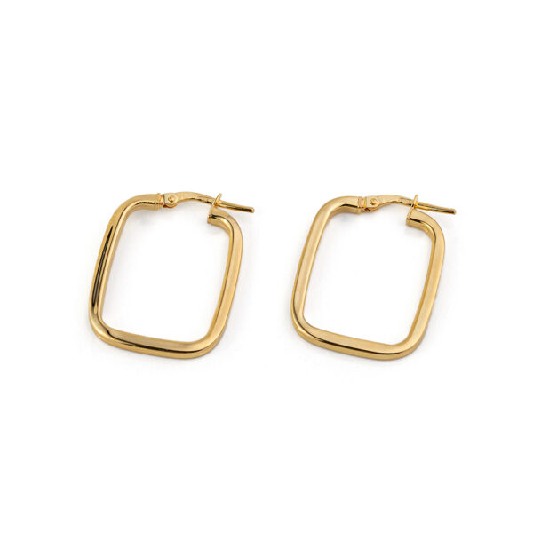 Rectangular Hoop Earrings