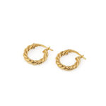 Twist Rope Hoop Earrings