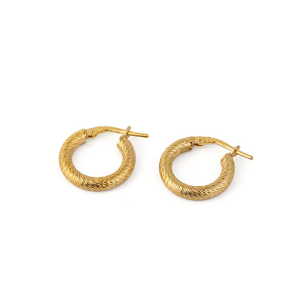 Braid Hoops Earrings