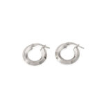 Classic Hoop Earrings - 925 Sterling Silver and Gold Plated - Image 3
